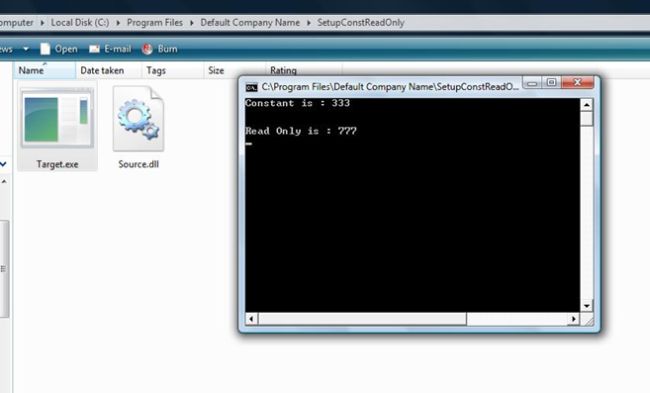 const vs readonly in Csharp3